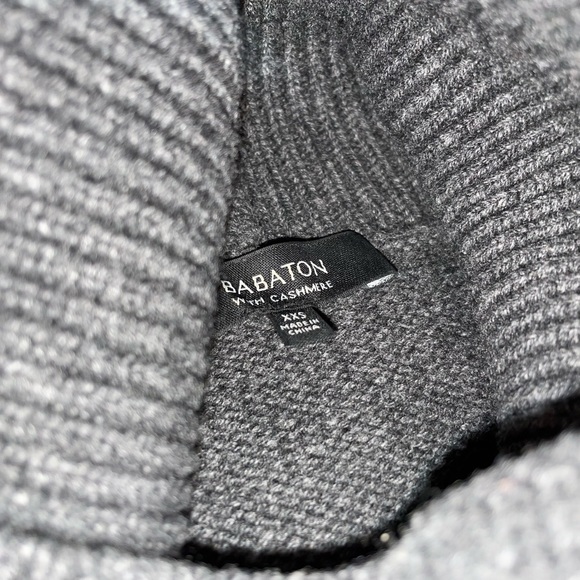 Babaton | NICOLAS Cashmere & Wool Marled Turtleneck Sweater - Picture 9 of 9